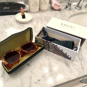 KREWE Women's “Chloe” Sunglasses - Amber Brown